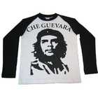 オリジナル アートTシャツ：Che Guevara ラグランロングスリーブＴシャツ