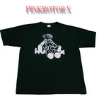 オリジナル アートTシャツ：PINKROTORX KUMAX